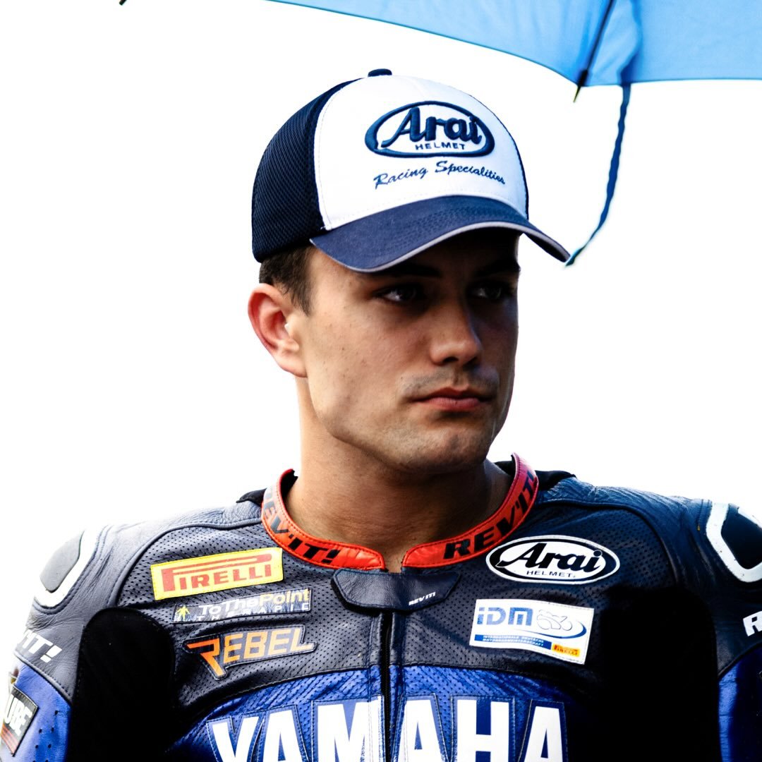 Twan Smits tijdens Nederlandse WorldSBK-ronde in actie met wildcard in het WK Superbike